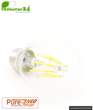 led pure z neo 8 2 watt klar e27 biolicht front pronatur24 884