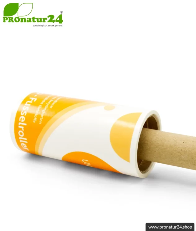 Öko Fusselroller aus Papier von UNI SAPON ® | 100 % plastikfrei | ideal für Kleidung, Textilien und umweltbewußte Haustierbesitzer