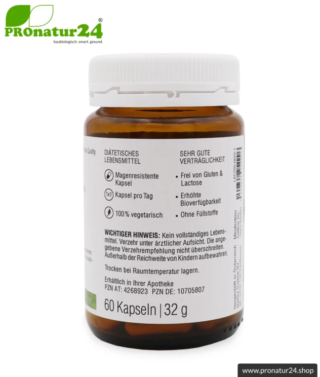 Lactoferrin HFQ Kapseln | 250 mg in höchster Reinheit | Diätetisches Lebensmittel in Premium Qualität