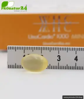 WHC UnoCardio® 1000 MINI + Vitamin D | OMEGA-3 Fettsäuren | 30 Weichkapseln