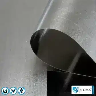 Magnetfeld Abschirmfolie MCF5 | Breite 5 cm | Schirmdämpfung magnetischer Wechselfelder mit 30 dB und Funkstrahlung HF bei 70 dB und höher | Wirkungsvoll gegen 5G!
