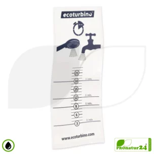 ecoturbino® Dusche Upgrade DELUXE SET 10 Legio | ET10L Wasserspar Adapter + Designer Handduschkopf - Handbrause