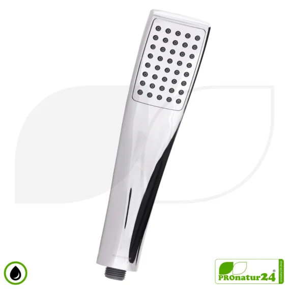 Handbrause Deluxe | Handduschkopf von ecoturbino® | silber