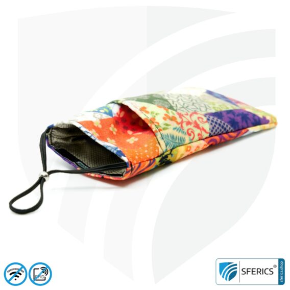 Handytasche eWall | Handyhülle Design felix.rose | Anti Elektrosmog inkl. 5G | 3in1 Schutz inkl. RFID Datenschutz | iPhone, Android, Smartphone, usw.
