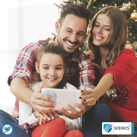 FAZUP family silver | Passive Antenne zur Reduktion vor Mobilfunkstrahlung | 4x Patch mit innovativem, messbarem Schutz vor HF Elektrosmog im € Sparen Set!