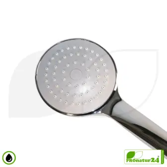 Handbrause Standard | Handduschkopf von ecoturbino® 7 ecoturbino® Duschkopf silber