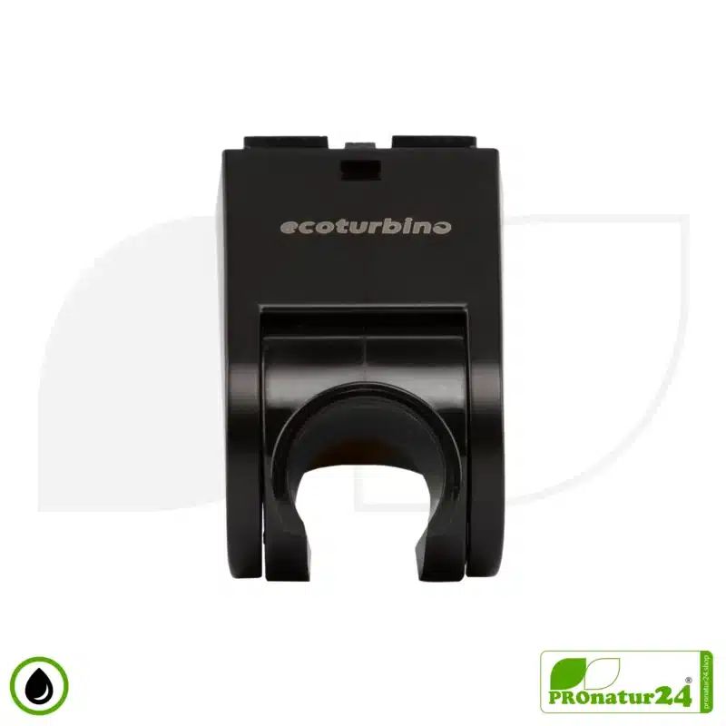 Duschkopfhalter - Brausehalterung | Wandhalterung für Bad & Dusche von ecoturbino® | schwarz