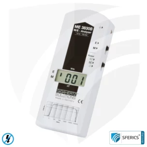 NF ANALYSER ME3830B | Niederfrequenz Messgerät für Elektrosmog | Erkennung elektrischer Wechselfelder und Magnetfelder | Messbereich 16 Hz bis 100 kHz