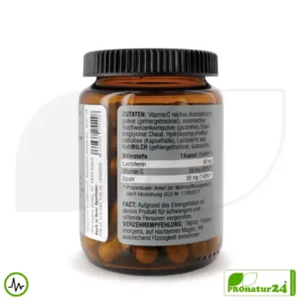 Eisen Komplex 2.0 | Lactoferrin + Eisen + Vitamin C | 60 Kapseln | Premium Nahrungsergänzung von HFQ Health 6 Eisen Komplex 2.0 | Lactoferrin + Eisen | 40 Kapseln | Premium Nahrungsergänzung von HFQ Health