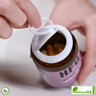 Lactoferrin 330 von HFQ | 40 Kapseln mit jeweils 330 mg in höchster Reinheit | Pure Premium - reines Lactoferrin 10 Lactoferrin HFQ HEALTH Kapseln | 330 mg in höchster Reinheit | Pure Premium | Diätetisches Lebensmittel in Premium Qualität