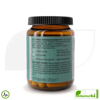 Immun Komplex 2.0 | Lactoferrin + Vitamin C + Zink | 40 Kapseln | Premium Nahrungsergänzung von HFQ Health 8 Immun Komplex 2.0 | Lactoferrin + Vitamin C | 40 Kapseln | Premium Unterstützung für das Immunsystems