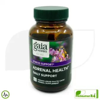ADRENAL HEALTH - DAILY SUPPORT von gaia HERBS | Konzentration und Fokus im Alltag | Geeignet als Ergänzung bei intensivem Training + Höhentraining | 60 Kapseln 11 ADRENAL HEALTH von Gaia Herbs | Konzentration und Fokus im Alltag | Geeignet als Ergänzung bei intensivem Training + Höhentraining | 60 Kapseln