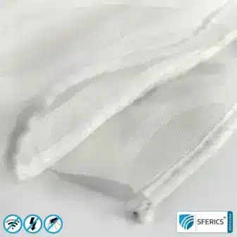 EVOLUTION Abschirmstoff | ideal zur Herstellung von Vorhängen und Baldachinen | HF Schirmdämpfung gegen Elektrosmog bis zu 31 dB 11 EVOLUTION Abschirmstoff | ideal zur Herstellung von Vorhängen und Baldachinen | HF Schirmdämpfung gegen Elektrosmog bis zu 31 dB