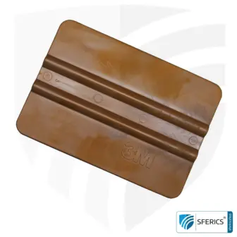 RDF62 abschirmende Fensterfolie | HF Schirmdämpfung bis zu 18 dB | 62 % Lichtdurchlässigkeit 12 Verklebe Rakel FVR10 | zur luftblasenfreie Naßverklebung abschirmender Fensterfolien