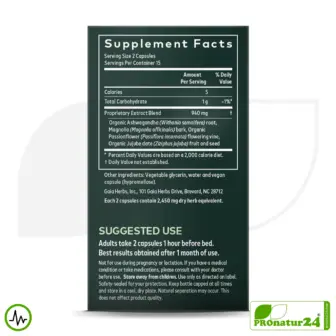 SLEEPTHRU von gaia HERBS | für erholsame Nächte | 60 Kapseln 8 SLEEPTHRU von gaia HERBS | für erholsame Nächte | 60 Kapseln