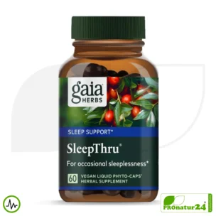 SLEEPTHRU von gaia HERBS | für erholsame Nächte | 60 Kapseln