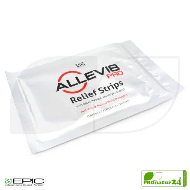 ALLEVI8 PRO | 15 Stück Energiepflaster pro Packung | +1 Stück GRATIS zum Testen pro Bestellung | ORIGINAL Tape nach dem gleichen Patent (wie bisher) - vom Erfinder Dr. Minsoo Kim, Korea / B-EPIC