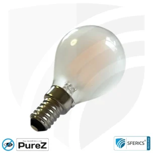 4 Watt LED Filament Pure-Z NEO | Hell wie 38 Watt, 400 Lumen | CRI 97 | flimmerfrei | warmweiß | E14