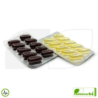 WHC O'HISA + Omega Complex | Omega-3 Fettsäuren, Vitamine, Mineralstoffe, Hyaluronsäure, ... | 60 Softgelkapseln (30+30) 7 WHC O'HISA ™️ + Omega Complex | Omega-3-Fettsäuren, Vitamine, Mineralstoffe, u.v.m.