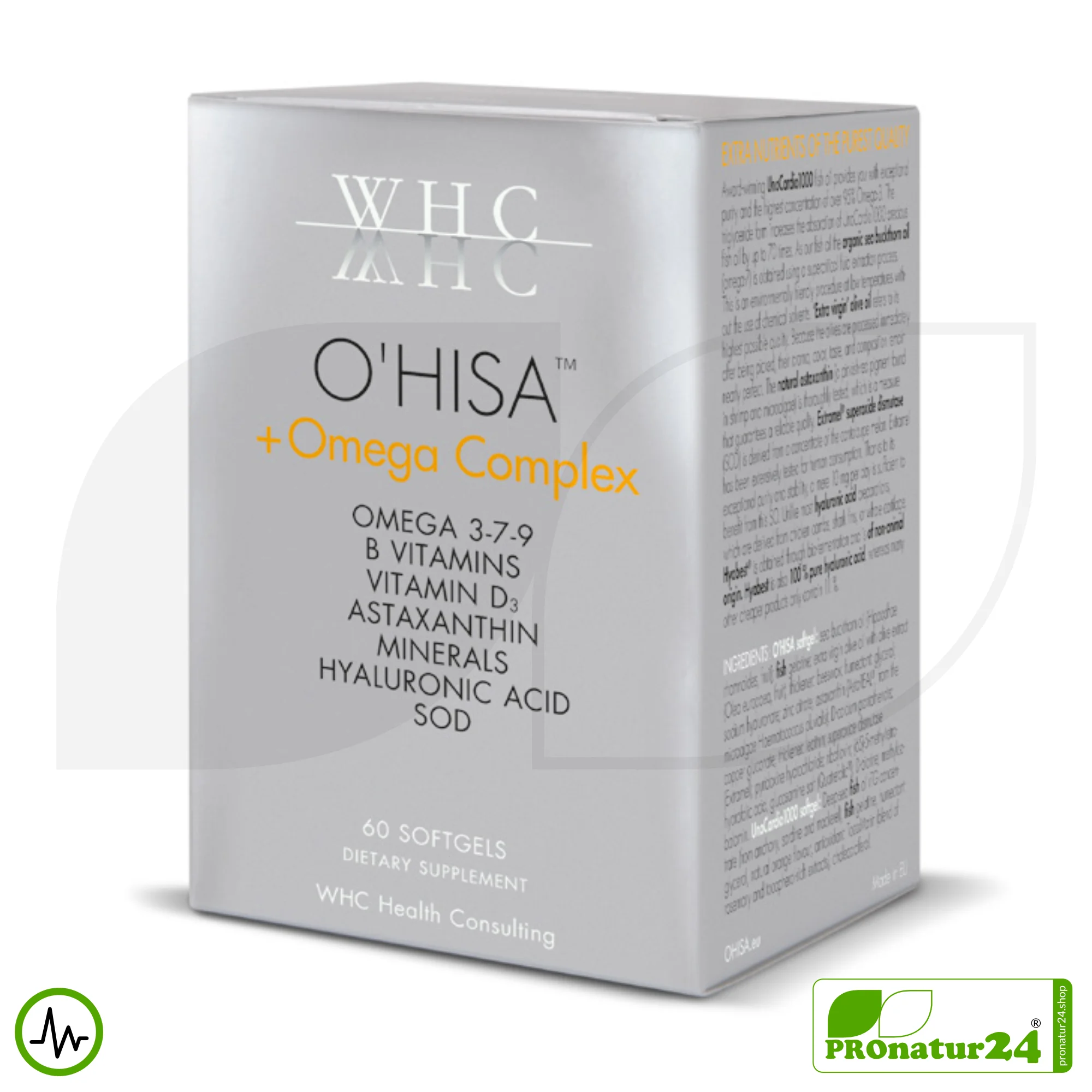 WHC O'HISA ™️ + Omega Complex | Omega-3-Fettsäuren, Vitamine, Mineralstoffe, u.v.m.