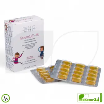 WHC QUATTRO3™ + PS | Omega 3 Fischöl Kinder | 60 Weichkapseln 11 WHC QUATTRO3™ + PS Fischöl Komplex | Omega 3 für Kinder | 60 Weichkapseln