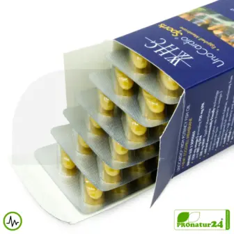 WHC UnoCardio® Sports | Omega-3 Fischöl und Eierschalenmembran in Kombination | ideal bei körperlicher Belastung | 60 Weichkapseln 12 WHC UnoCardio® Sports | Omega-3 Fischöl und Eierschalenmembran in Kombination | ideal bei körperlicher Belastung | 60 Weichkapseln