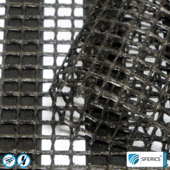 Elektrosmog 8 Abschirmendes Armierungsgewebe ARM40 | HF Schirmdรคmpfung gegen Elektrosmog bis zu 23 dB | Unter Putz und zur Verlegung. 100 cm Breite.