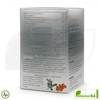 WHC O'HISA SkinNutraceuticals ANTIOXIDANTS | All-in-One Beauty Produkt mit Omega-7 und Omega-9 Fettsäuren, Vitaminen + Mineralien | 60 Softgelkapseln 6 WHC O'HISA SkinNutraceuticals ANTIOXIDANTS | All-in-One Beauty Produkt mit Omega-7 und Omega-9 Fettsäuren, Vitaminen + Mineralien | 60 Softgelkapseln