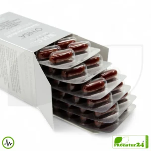 WHC O'HISA SkinNutraceuticals ANTIOXIDANTS | All-in-One Beauty Produkt mit Omega-7 und Omega-9 Fettsäuren, Vitaminen + Mineralien | 60 Softgelkapseln