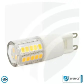5,5 Watt LED G9 | Hell wie 41 Watt, 485 Lumen | CRI 95 | flimmerfrei | warmweiß | Alternative zu Hochvolt Halogen G9