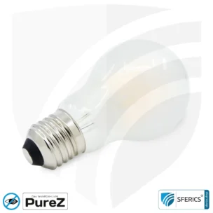 6,4 Watt LED Filament Pure-Z NEO | Hell wie 55 Watt, 650 Lumen | CRI 97 | flimmerfrei | warmweiß | E27. matt.
