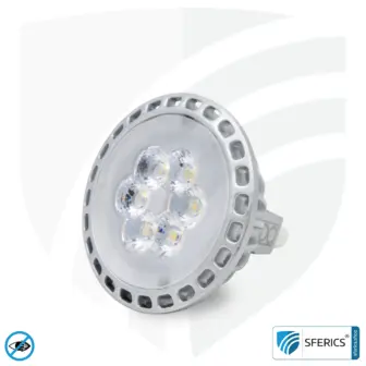 6 Watt LED Spot Vollspektrum | Hell wie 35 Watt, 450 Lumen | CRI 95 | dimmbar | flimmerfrei | Tageslicht | GU5.3 (MR16) | Business Qualität