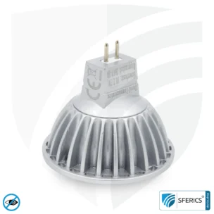 6 Watt LED Spot Vollspektrum | Hell wie 35 Watt, 450 Lumen | CRI 95 | dimmbar | flimmerfrei | Tageslicht | GU5.3 (MR16) | Business Qualität