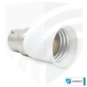 Universal Adapter Leuchtmittel | E27 Leuchtmittel auf B22 Bajonett Sockel 7 Universal Adapter Leuchtmittel | E27 Leuchtmittel auf B22 Bajonett Sockel