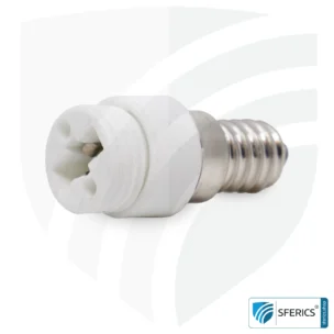 Universaler Adapter G9 Sockel auf E14 Fassung (Schraubengewinde)