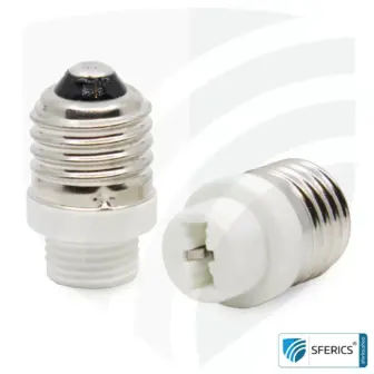 Universal Adapter Leuchtmittel | G9 Leuchtmittel auf E27 Sockel