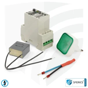 Netzfreischalter Ultima 8 | für Standbygeräte wie z.B. Rolladensteuerungen | inklusive Prüf-LED, Netzfilter x25 und Grundlastwiderstand