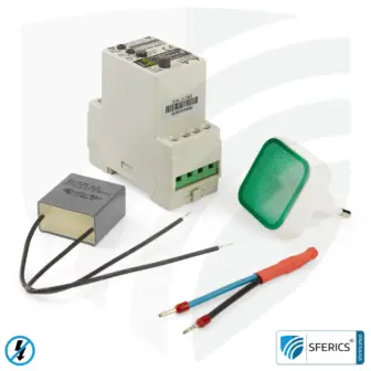 Netzfreischalter Ultima 8 | für Standbygeräte wie z.B. Rolladensteuerungen | inklusive Prüf-LED, Netzfilter x25 und Grundlastwiderstand