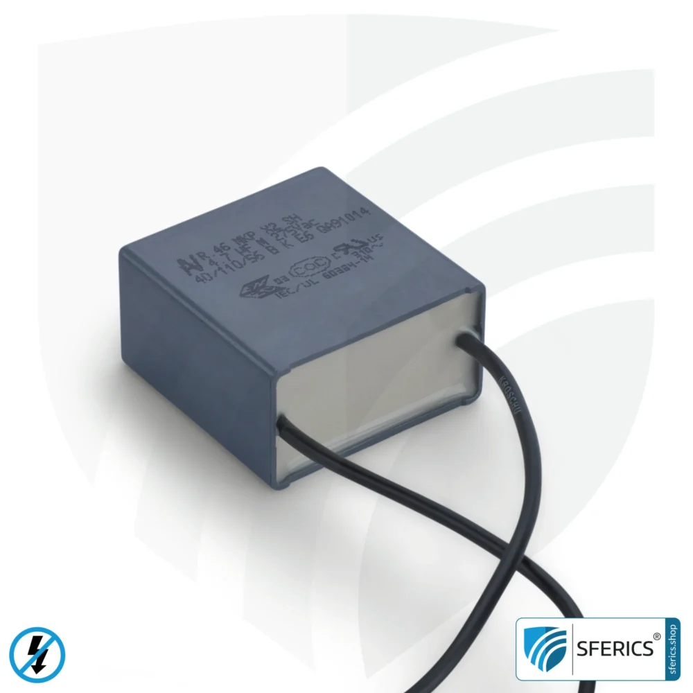 Netzfilter X25 4,7 µF | leistungsfähiger Kapazitätsfilter gegen Dirty Electricity