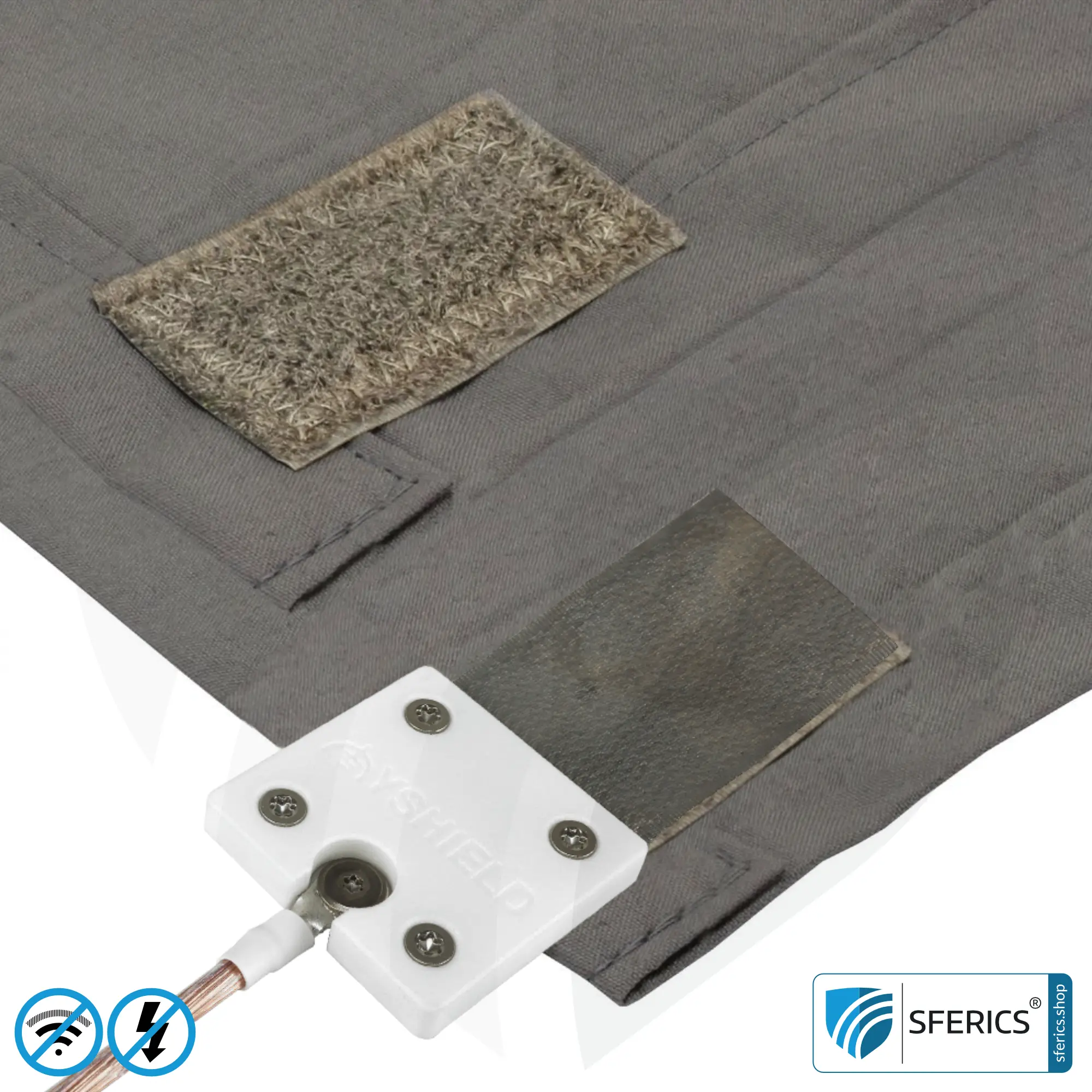 Abschirmende Bettwäsche | mobiler Strahlenschutz gegen WLAN, Handy, LTE, 5G, ... mit Wirkungsgrad über 99,99 % (42 dB) | NF erdbar 5 Abschirmende Bettwäsche | mobiler Strahlenschutz gegen WLAN, Handy, LTE, 5G, ... mit Wirkungsgrad über 99,99 % (42 dB) | NF erdbar