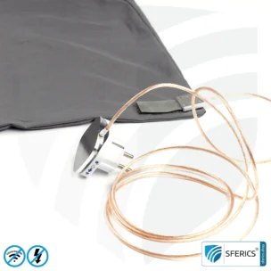 Abschirmende Bettwäsche | mobiler Strahlenschutz gegen WLAN, Handy, LTE, 5G, ... mit Wirkungsgrad über 99,99 % (42 dB) | NF erdbar 9 Abschirmende Bettwäsche | mobiler Strahlenschutz gegen WLAN, Handy, LTE, 5G, ... mit Wirkungsgrad über 99,99 % (42 dB) | NF erdbar