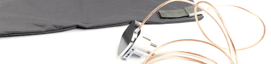 Abschirmende Bettwäsche | mobiler Strahlenschutz gegen WLAN, Handy, LTE, 5G, ... mit Wirkungsgrad über 99,99 % (42 dB) | NF erdbar