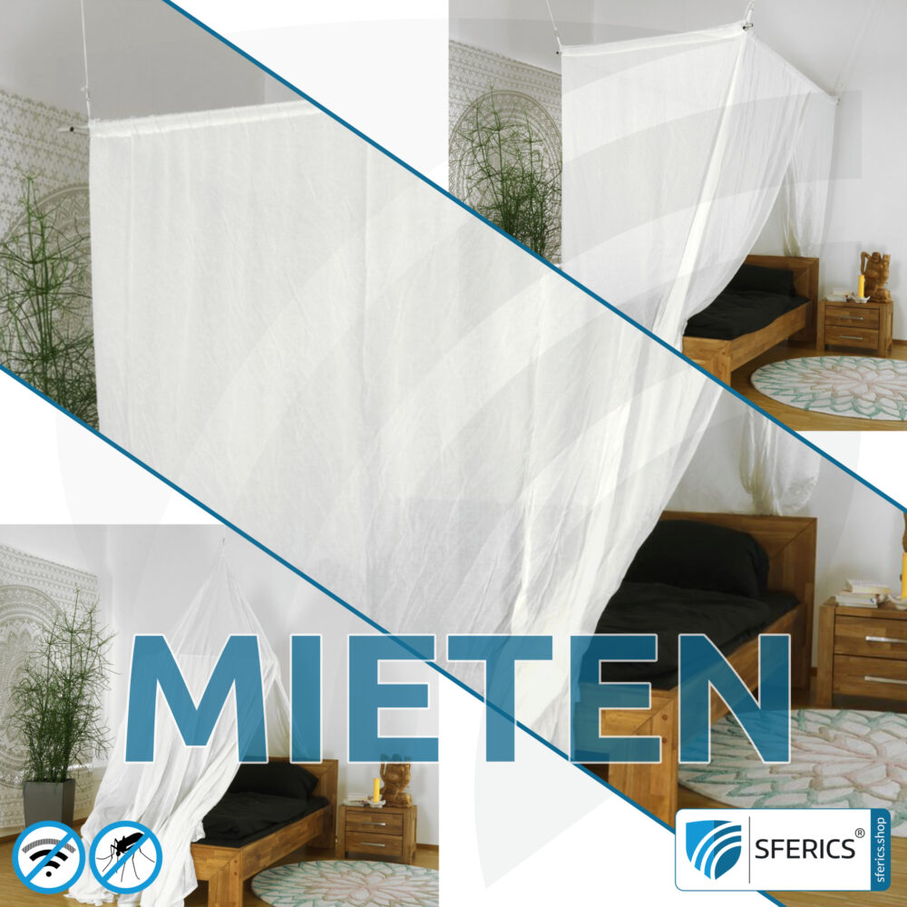 TESTEN! Abschirmender Baldachin Elektrosmog EMF für 14 Tage risikofrei mieten | Wähle aus 3 Set's | Abschirmwirkung HF bis 99,99 % (40 dB) | Hohe Reduktion von Handystrahlung, WLAN, usw.