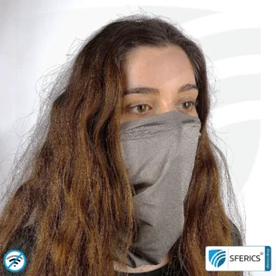 Abschirmender Kopfschutz, dehnbares Kopftuch bzw. Headgear | Schutz bis 51 dB vor HF Elektrosmog (Handy, WLAN, LTE) | Wirkungsvoll gegen 5G! 7 Abschirmender Kopfschutz, dehnbares Kopftuch bzw. Headgear | Schutz bis 51 dB vor HF Elektrosmog (Handy, WLAN, LTE) | Wirkungsvoll gegen 5G!