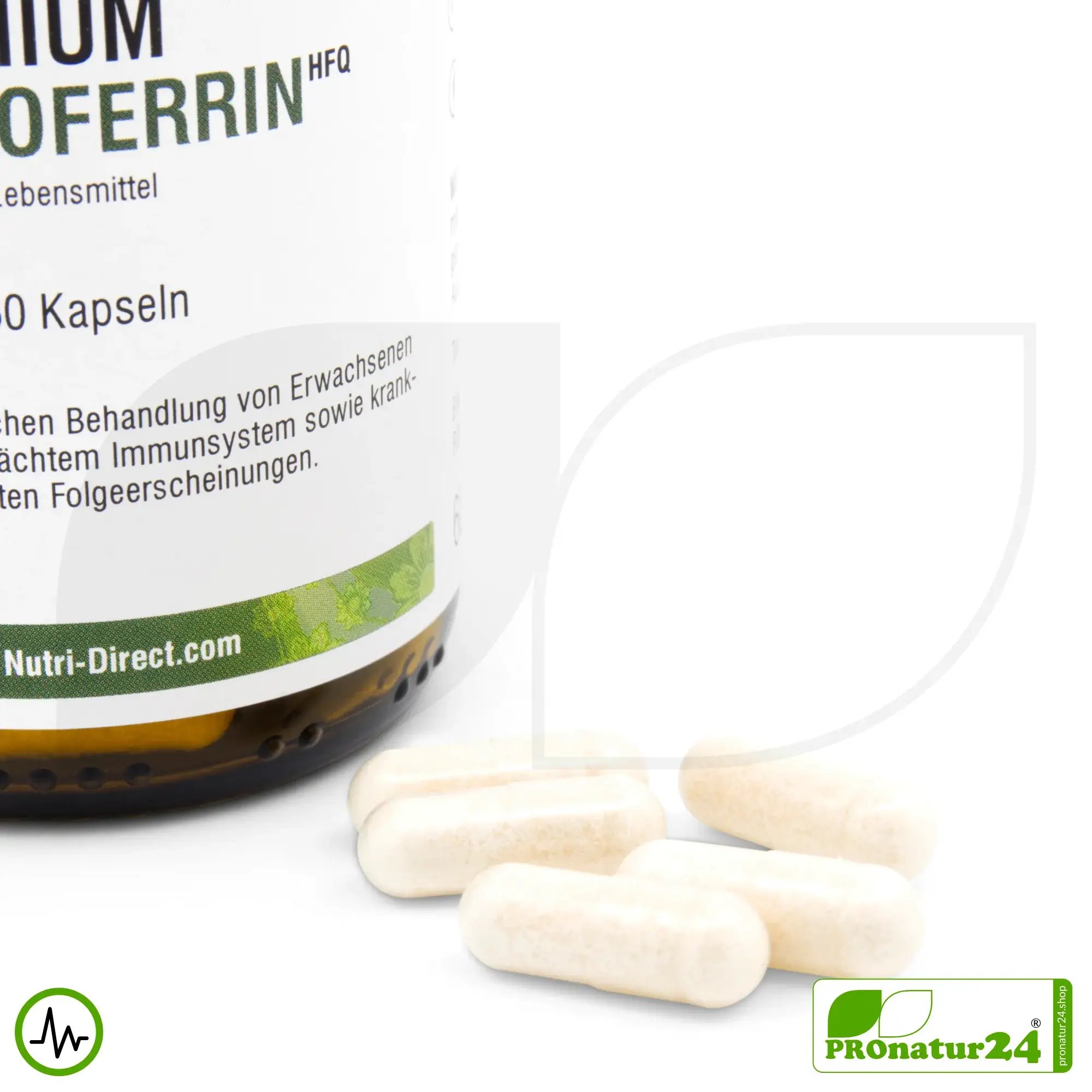 Lactoferrin HFQ Kapseln | 250 mg in höchster Reinheit | Diätetisches Lebensmittel in Premium Qualität 3 Lactoferrin HFQ Kapseln | 250 mg in höchster Reinheit | Diätetisches Lebensmittel in Premium Qualität