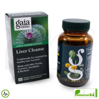 LIVER CLEANSE von gaia HERBS | Nahrungsergänzung für die Leber mit wertvollen Pflanzenextrakten (u.a. Mariendistel, Kurkuma, ...) | 60 Kapseln 9 LIVER CLEANSE von gaia HERBS | Nahrungsergänzung für die Leber mit wertvollen Pflanzenextrakten | 60 Kapseln