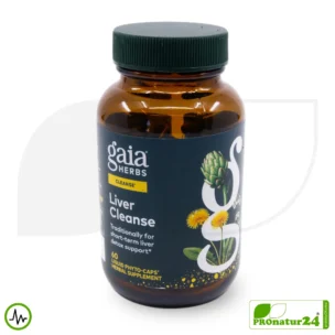 LIVER CLEANSE von gaia HERBS | Nahrungsergänzung für die Leber mit wertvollen Pflanzenextrakten (u.a. Mariendistel, Kurkuma, ...) | 60 Kapseln 12 LIVER CLEANSE von gaia HERBS | Nahrungsergänzung für die Leber mit wertvollen Pflanzenextrakten | 60 Kapseln