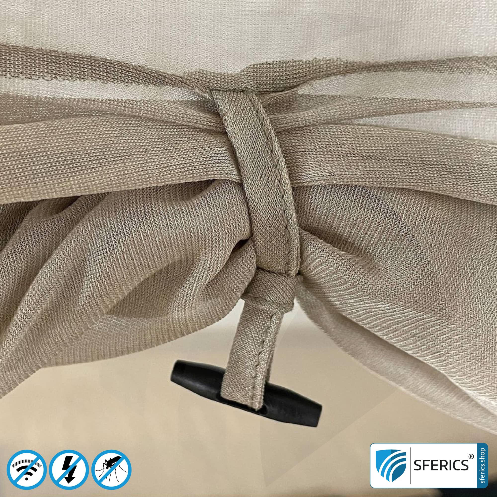 Abschirmzelt SAFECAVE DOUBLE mit 135 cm Breite | Anti Elektrosmog Vollschutz | Mobiler Strahlenschutz gegen WLAN, Handy, LTE, 5G, ... mit Wirkungsgrad über 99,99 % (42 dB) | frei stehend, ohne Deckenaufhängung | erdbar 6 Abschirmzelt SAFECAVE DOUBLE mit 135 cm Breite | Anti Elektrosmog Vollschutz | Mobiler Strahlenschutz gegen WLAN, Handy, LTE, 5G, ... mit Wirkungsgrad über 99,99 % (42 dB) | frei stehend, ohne Deckenaufhängung | erdbar