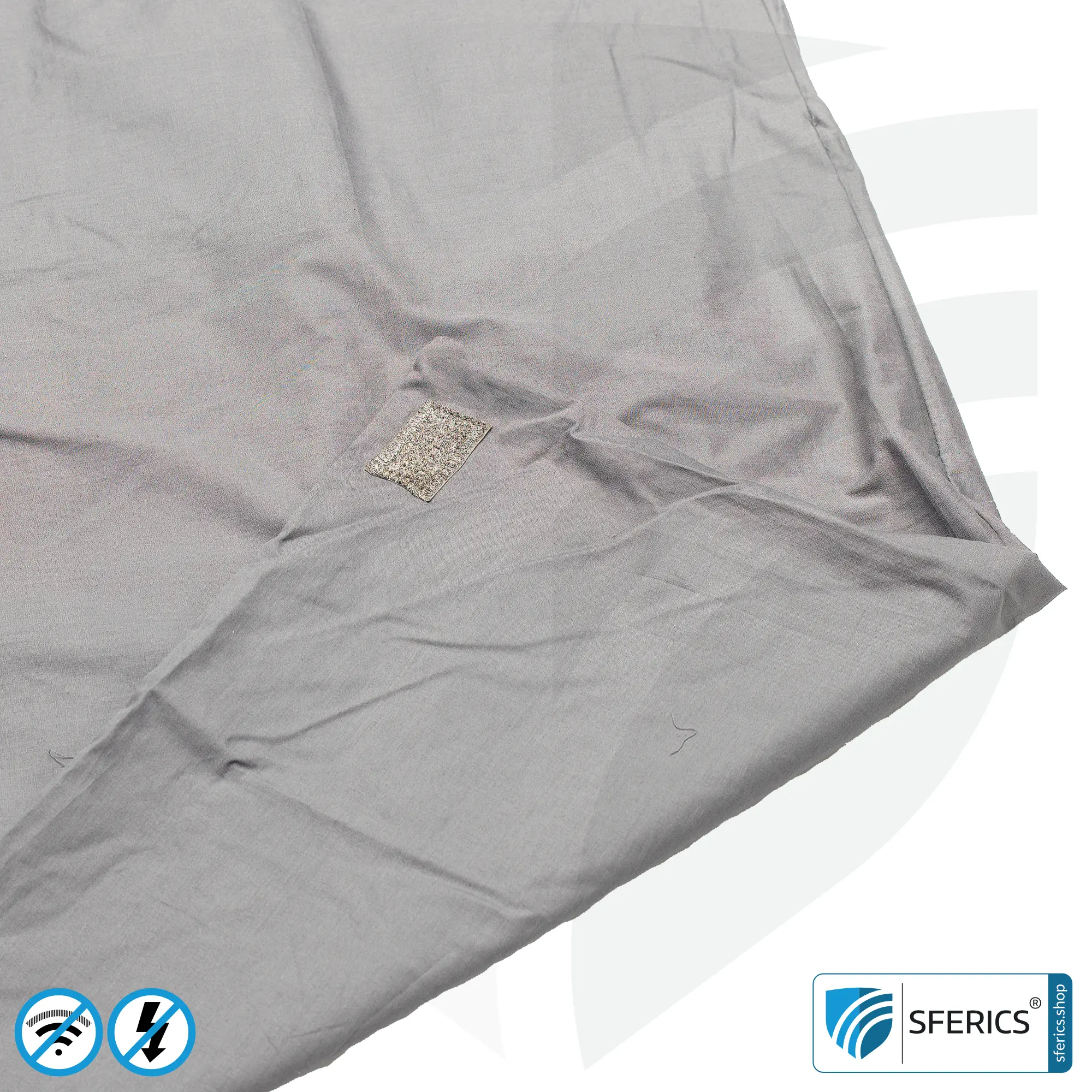 Abschirmender Schlafsack Elektrosmog PRO | Mobiler Strahlenschutz gegen WLAN, Handy, LTE, 5G, ... mit Wirkungsgrad über 99,99 % (42 dB) | frei stehend, ohne Deckenaufhängung | NF erdbar 7 Abschirmender Schlafsack Elektrosmog PRO | Mobiler Strahlenschutz gegen WLAN, Handy, LTE, 5G, ... mit Wirkungsgrad über 99,99 % (42 dB) | frei stehend, ohne Deckenaufhängung | NF erdbar