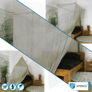 Abschirmender Baldachin Elektrosmog ULTRA | 6 Varianten bzw. Größen | Maximale Abschirmung EMF mit über 99,99 % (48 dB) | Erdbar NF | Wirkungsvoll gegen 5G! 1 Abschirmender Baldachin Elektrosmog ULTRA | 6 Varianten bzw. Größen | Maximale Abschirmung EMF mit über 99,99 % (48 dB) | Erdbar NF | Wirkungsvoll gegen 5G!